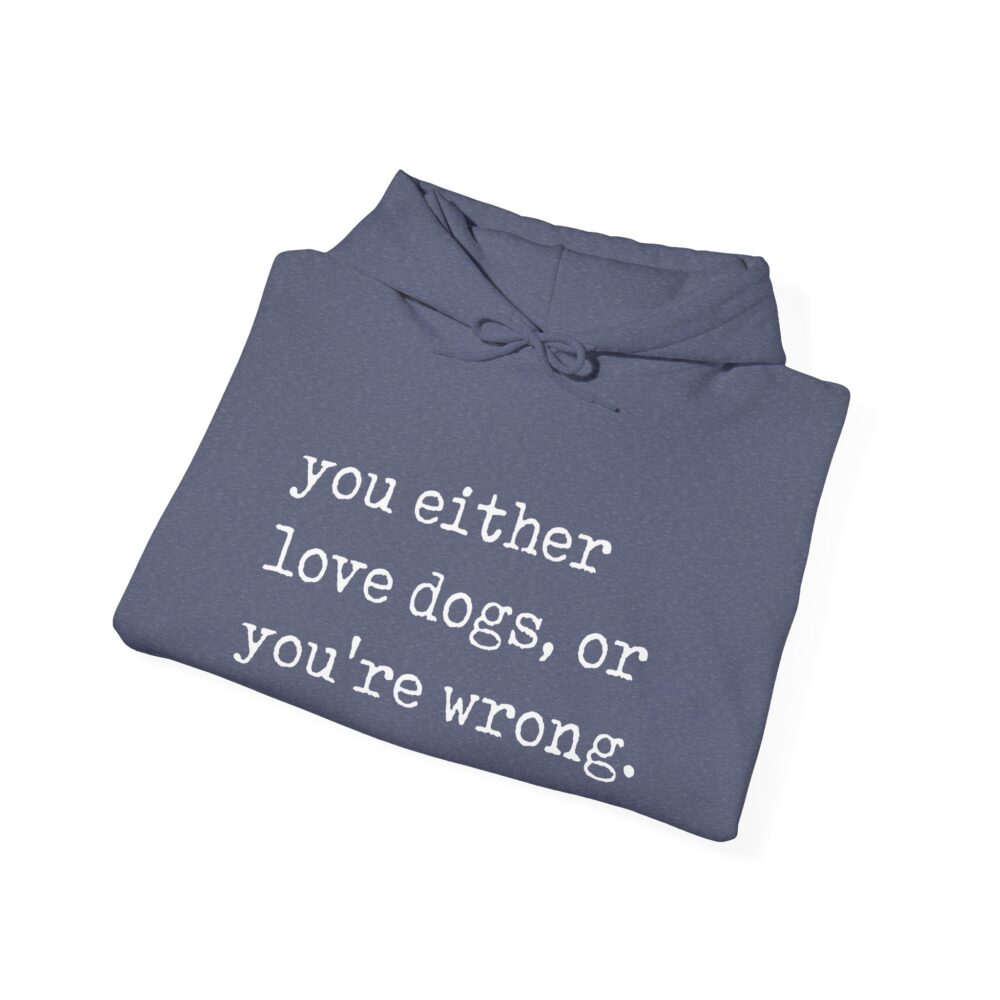 “you either love dogs, or you’re wrong.” Cozy Pet Quote Dog Lover Hoodie | Picasmustees 1086751309301447830_2048.jpeg - Picasmustees