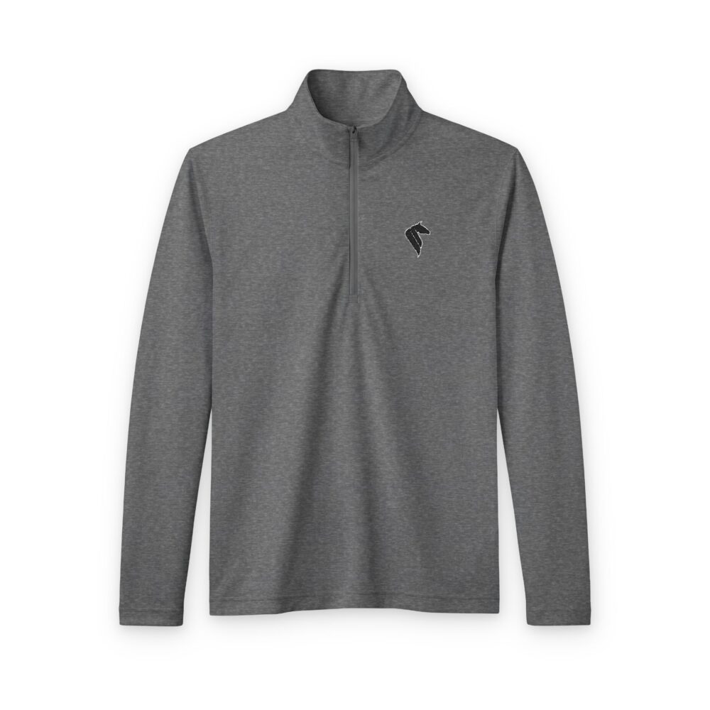 Embroidered Compass Quarter-Zip Pullover – Men’s Performance Heather