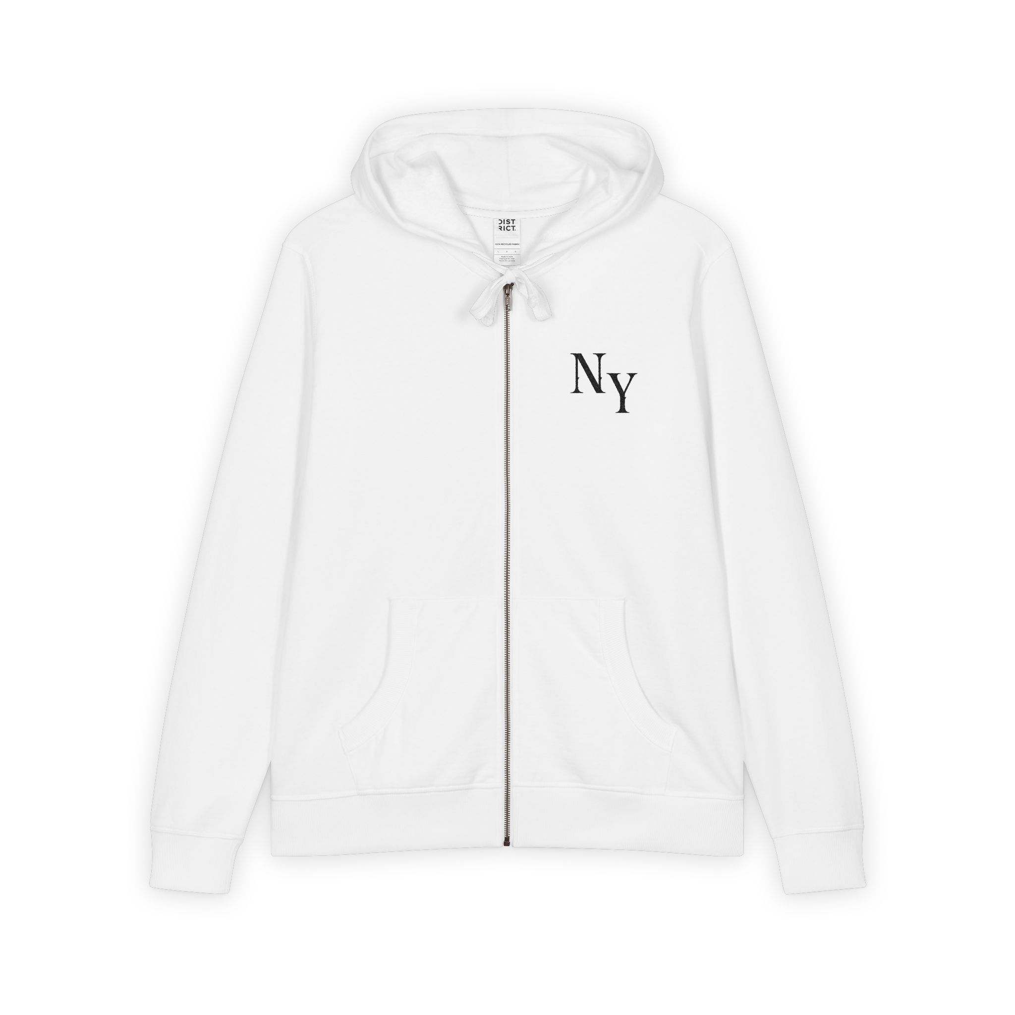 NY New York Men's Embroidered Full‑Zip Hoodie