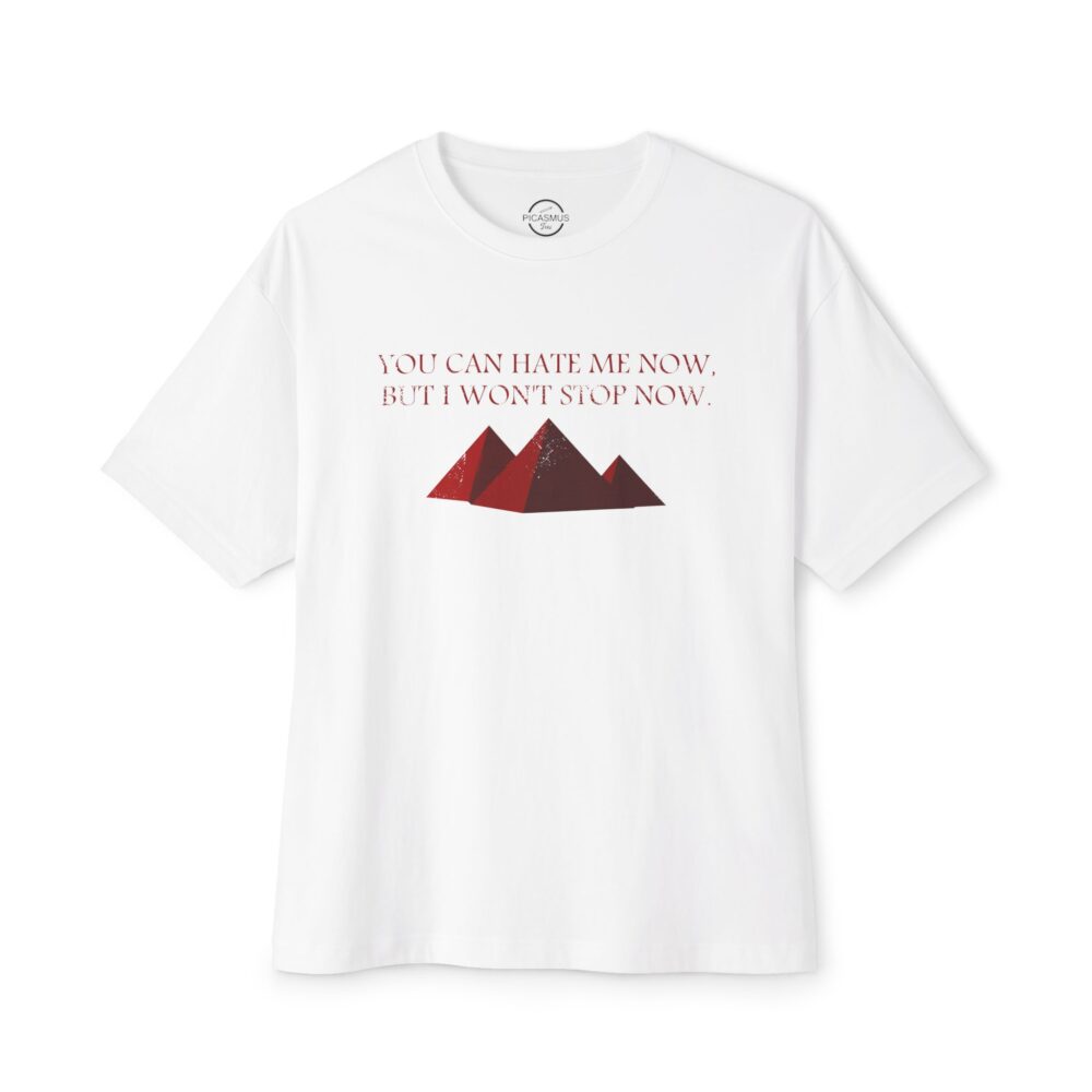 90s Hip-Hop Inspired Pyramids Boxy Tee