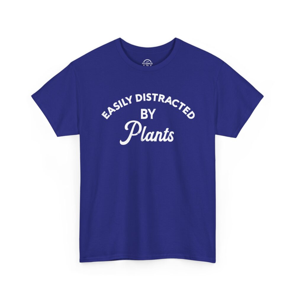 Easily Distracted By Plants Cotton Crewneck T‑Shirt | Picasmustees 5796187703774424643_2048.jpeg - Picasmustees