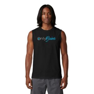 OnlyGains Muscle Tank Black Gym Sleeveless Workout Shirt