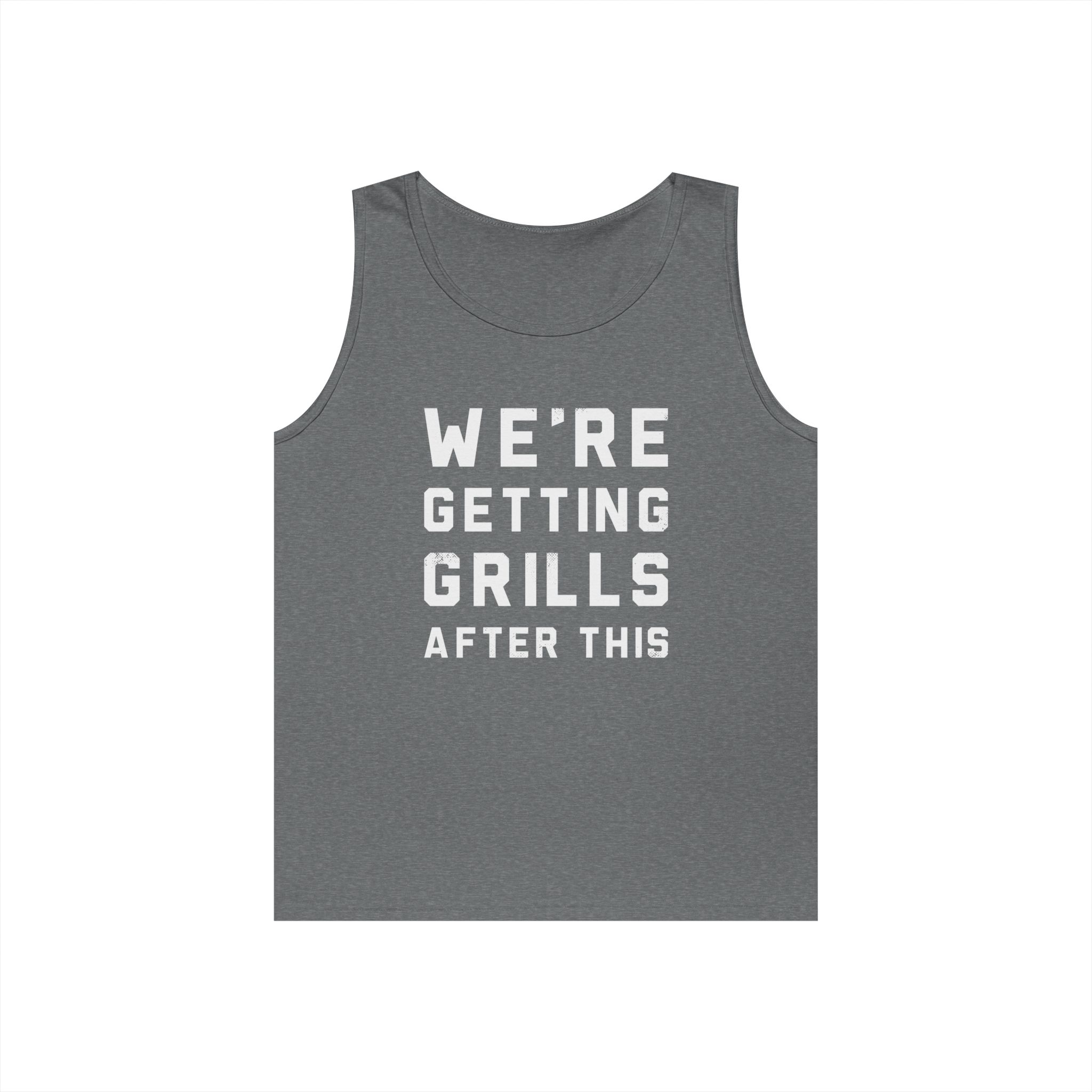 Grilling Party Tank After Gym "We're Getting Grills After This" Workout BBQ Tank Top