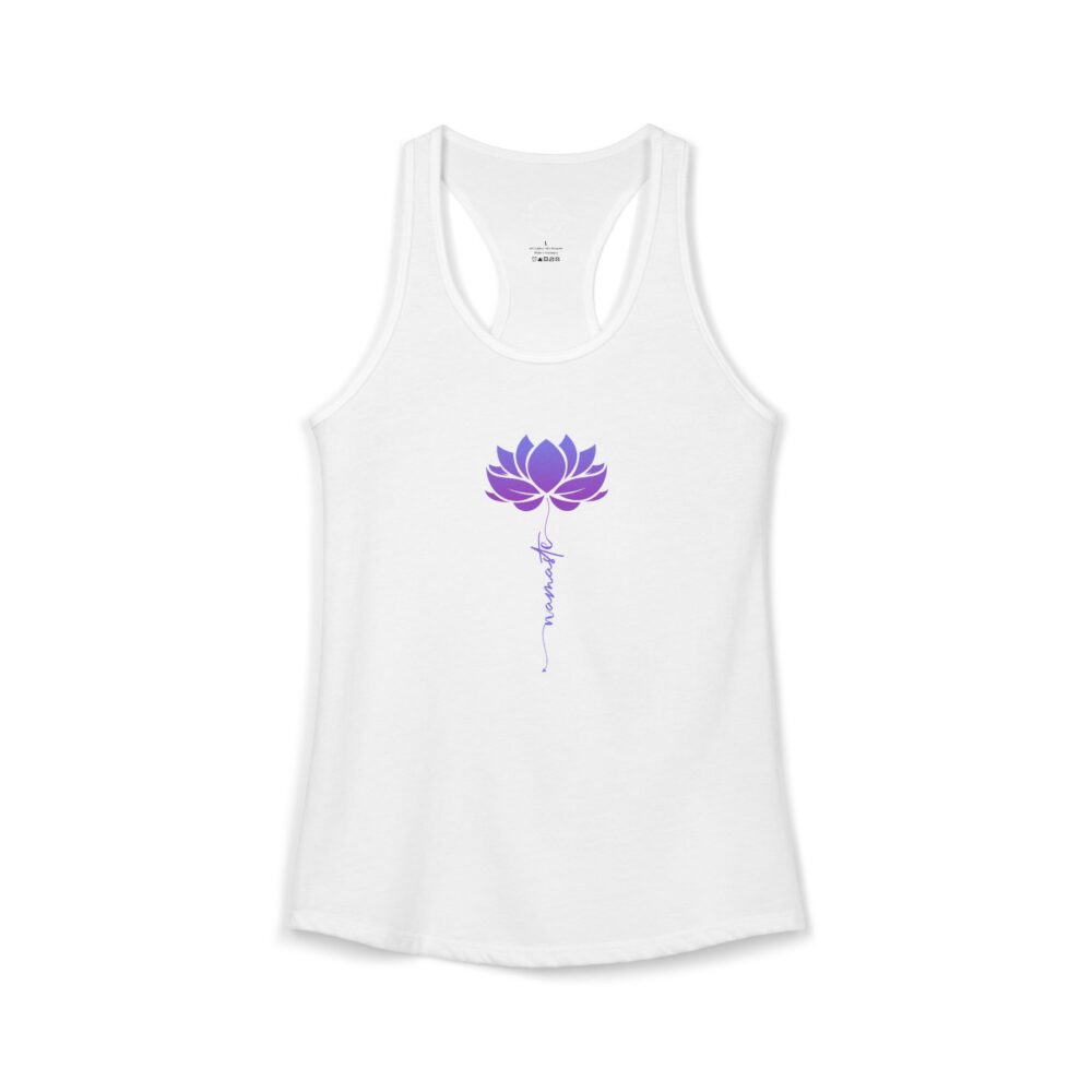 Namaste Lotus Meditation Women’s Racerback Tank | Picasmustees 12950005936872150678_2048.jpeg - Picasmustees