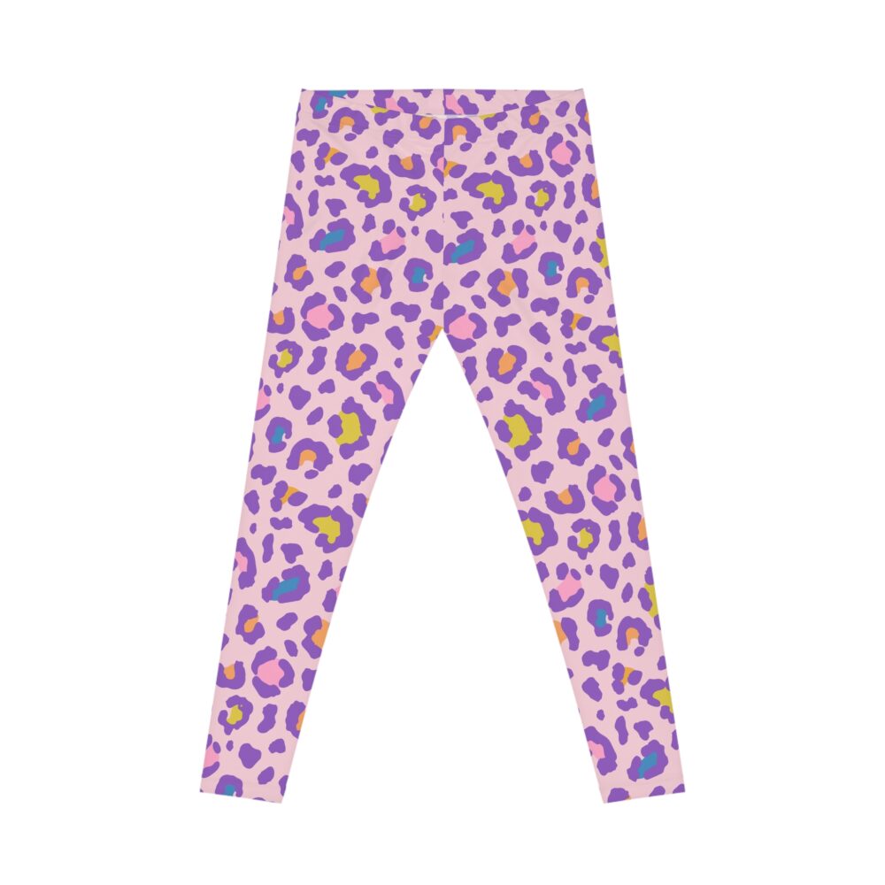 Pink Leopard Women’s Casual Leggings | Picasmustees 12952975686093892405_2048.jpeg - Picasmustees