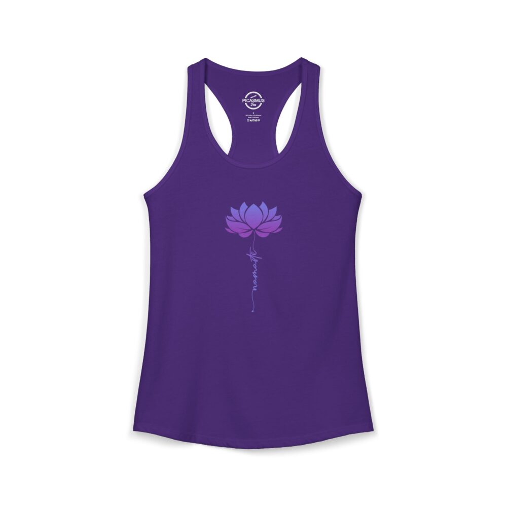 Namaste Lotus Meditation Women’s Racerback Tank | Picasmustees 13682997853648327064_2048.jpeg - Picasmustees