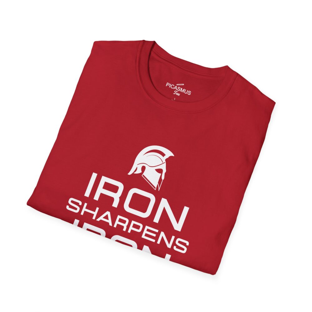 Iron Sharpens Iron T-Shirt Proverbs 27:17 Christian Brotherhood Tee | Picasmustees 17288747692792529592_2048.jpeg - Picasmustees