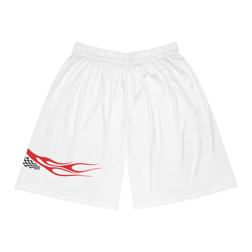 Racing Flame Basketball Athletic Shorts | Picasmustees 17505684441666324514_2048.jpeg - Picasmustees