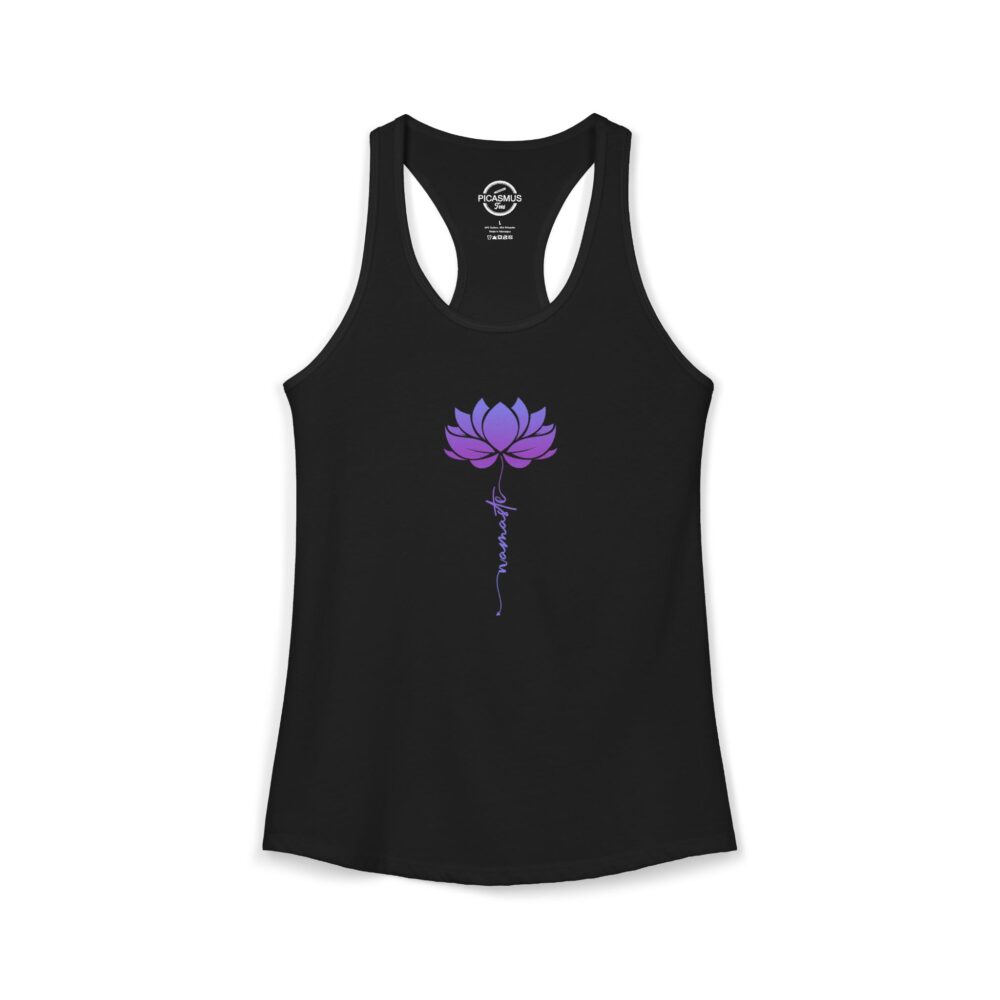 Namaste Lotus Meditation Women’s Racerback Tank | Picasmustees 18162689920986083732_2048.jpeg - Picasmustees