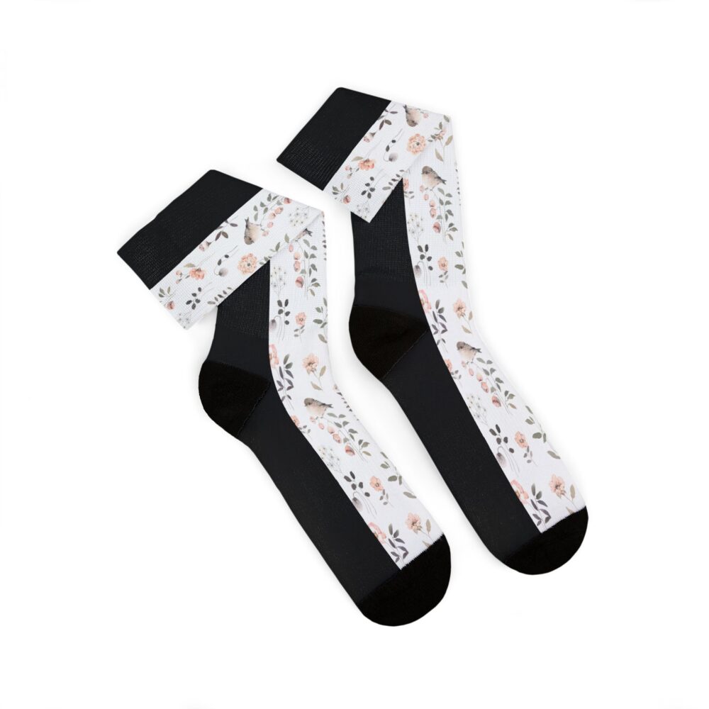 Floral Cat Paw Socks Cute Kitty Socks | Picasmustees 649735902491773769_2048.jpeg - Picasmustees