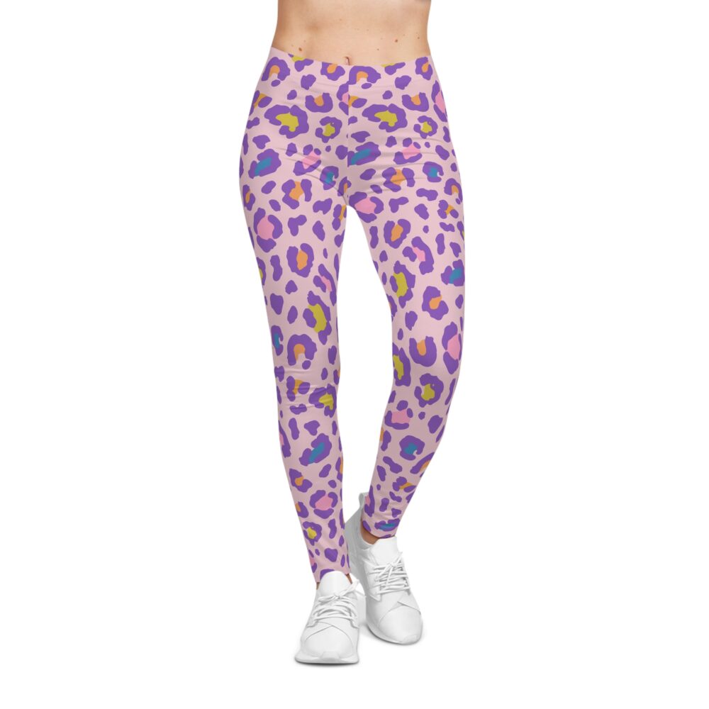 Pink Leopard Women’s Casual Leggings | Picasmustees 6555980473707587116_2048.jpeg - Picasmustees