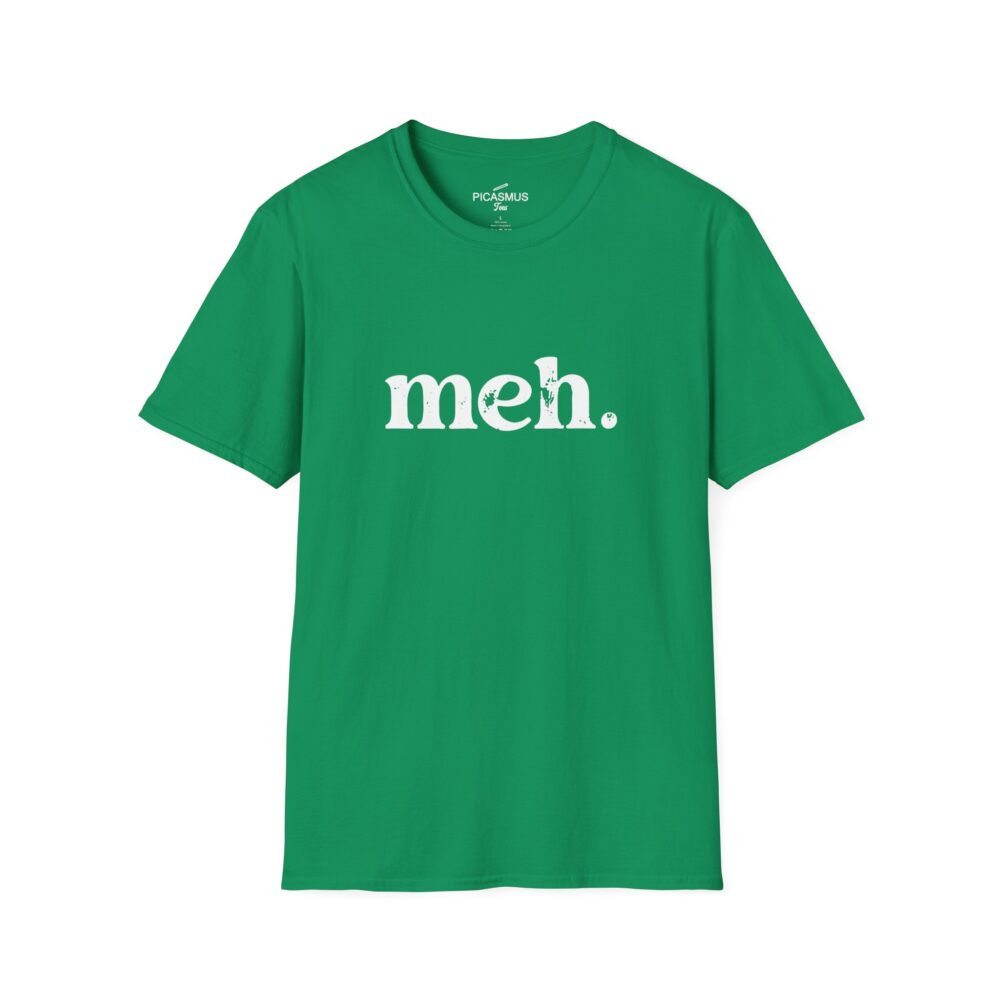 Meh T‑Shirt The Classic Nerd & Developer Humor Tee | Picasmustees 8541232706457665289_2048.jpeg - Picasmustees