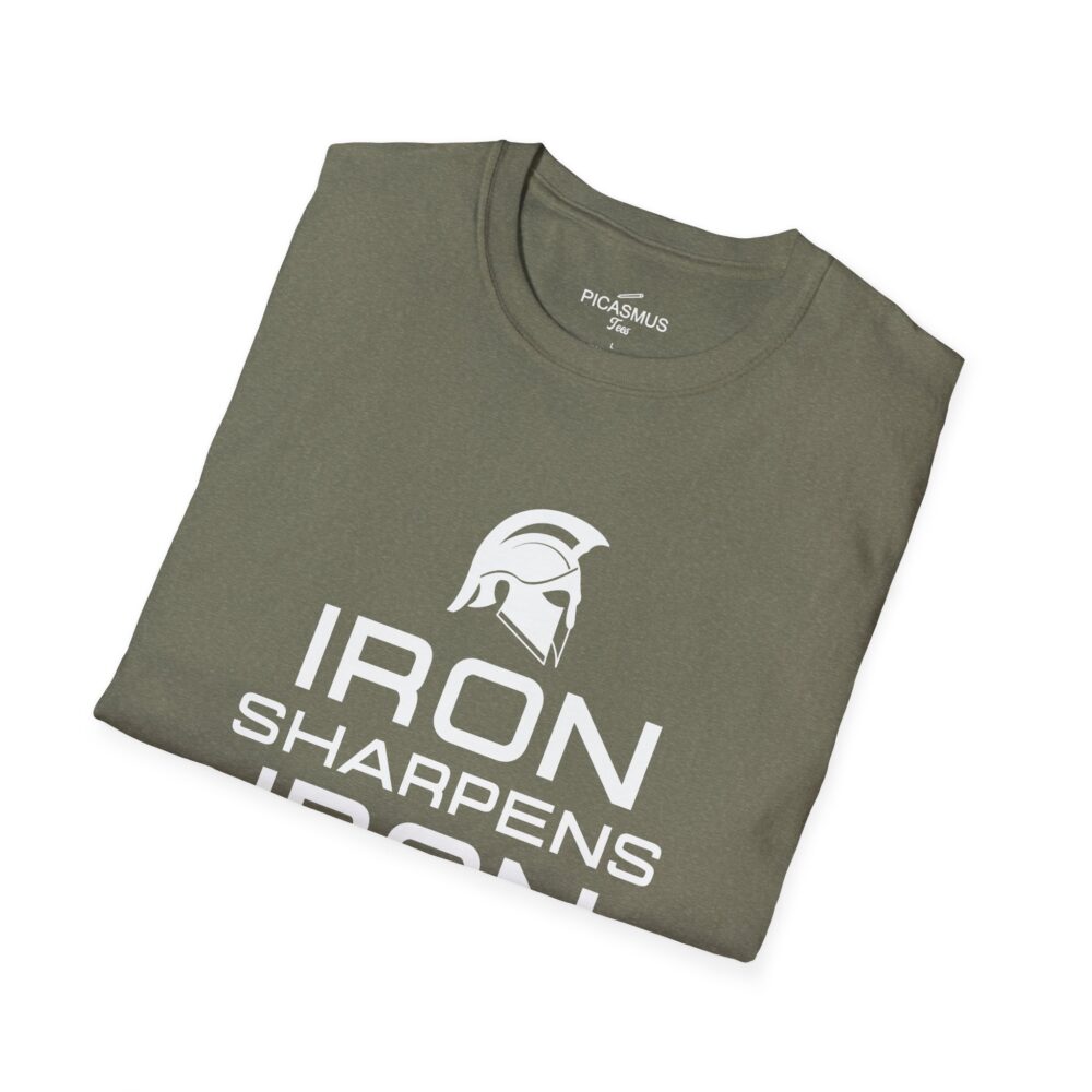 Iron Sharpens Iron T-Shirt Proverbs 27:17 Christian Brotherhood Tee | Picasmustees 919593863589464953_2048.jpeg - Picasmustees