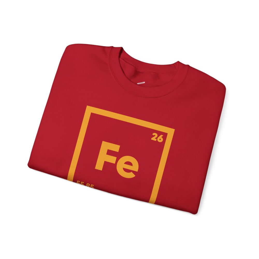 Fe MAN Chemistry Iron Man Sweatshirt Element Fe Crewneck | Picasmustees 9973996303028938604_2048.jpeg - Picasmustees