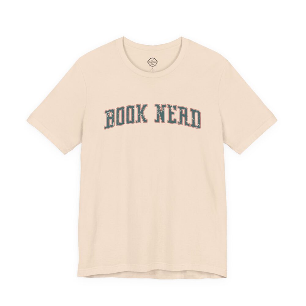Book Nerd T‑Shirt Vintage Collegiate Tee for Readers | Picasmustees 10192752744565720338_2048-1.jpeg - Picasmustees