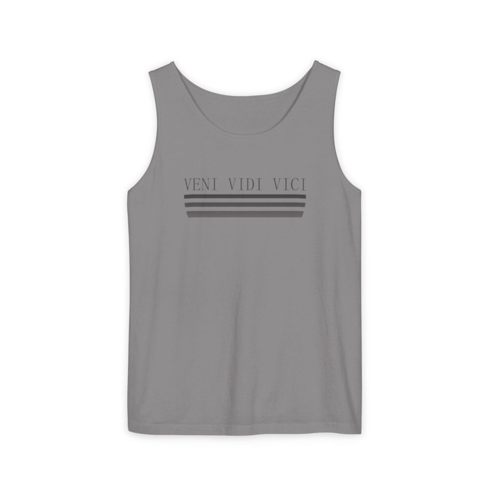 Veni Vidi Vici Roman Motto Tank Top | Picasmustees