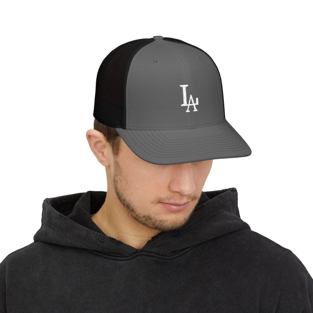 LA Snapback Trucker Cap Adjustable Hat | Picasmustees 13652762463056620215_2048.jpeg - Picasmustees
