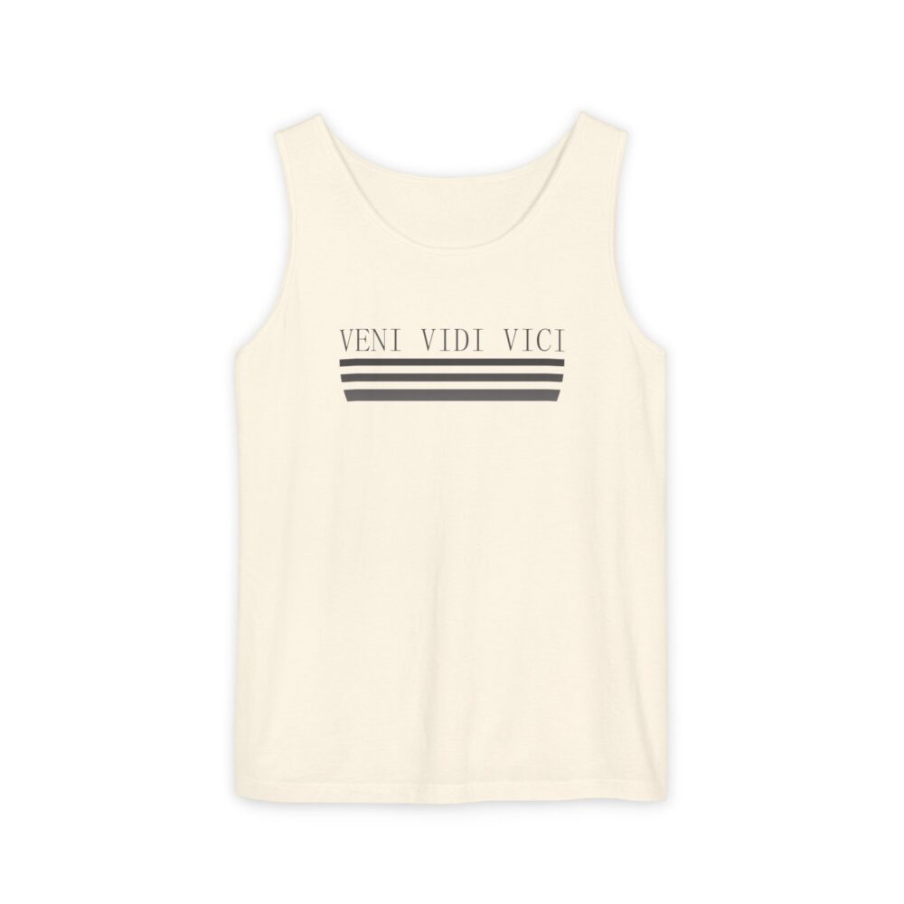 Veni Vidi Vici Roman Motto Tank Top | Picasmustees