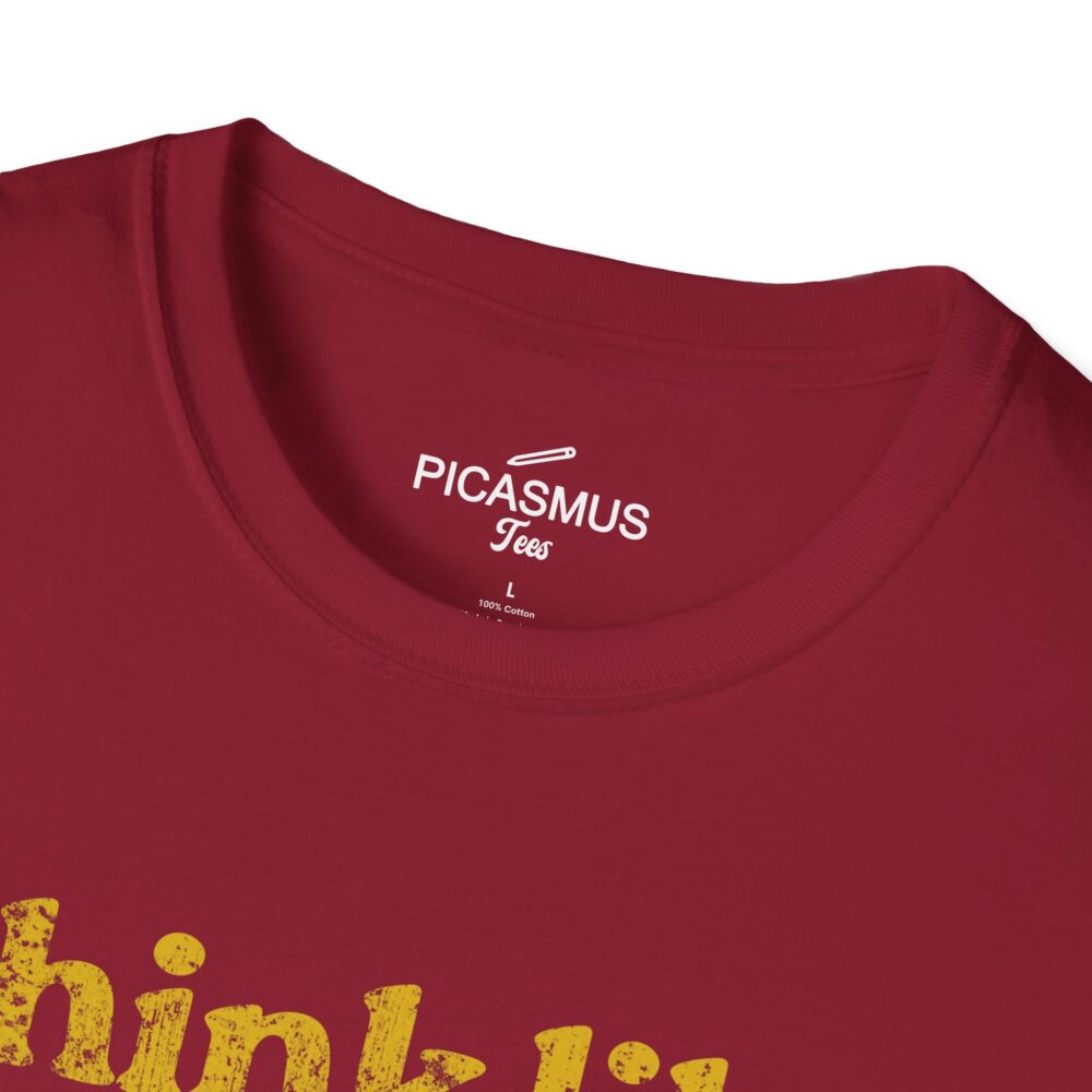 Think Like a Proton Always Positive T-Shirt Funny Science & Chemistry Tee | Picasmustees 14172254745435110737_2048.jpeg - Picasmustees