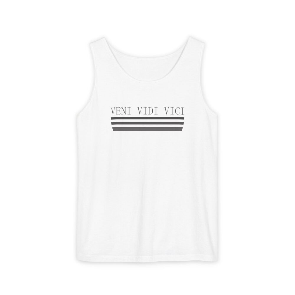 Veni Vidi Vici Roman Motto Tank Top | Picasmustees