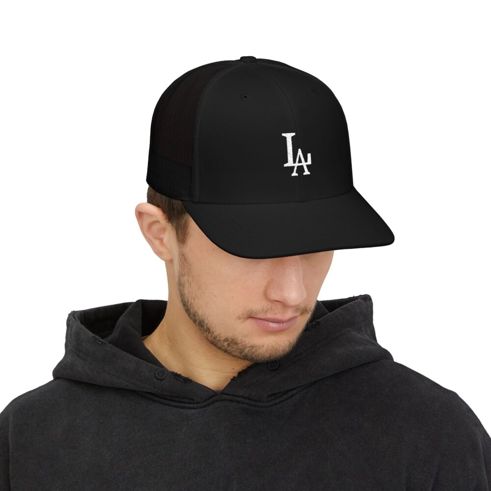 LA Snapback Trucker Cap Adjustable Hat | Picasmustees 15136669387899626314_2048.jpeg - Picasmustees