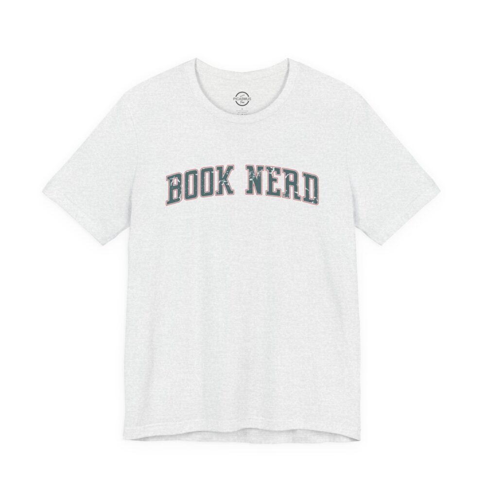 Book Nerd T‑Shirt Vintage Collegiate Tee for Readers | Picasmustees 1768545597262571765_2048-2.jpeg - Picasmustees