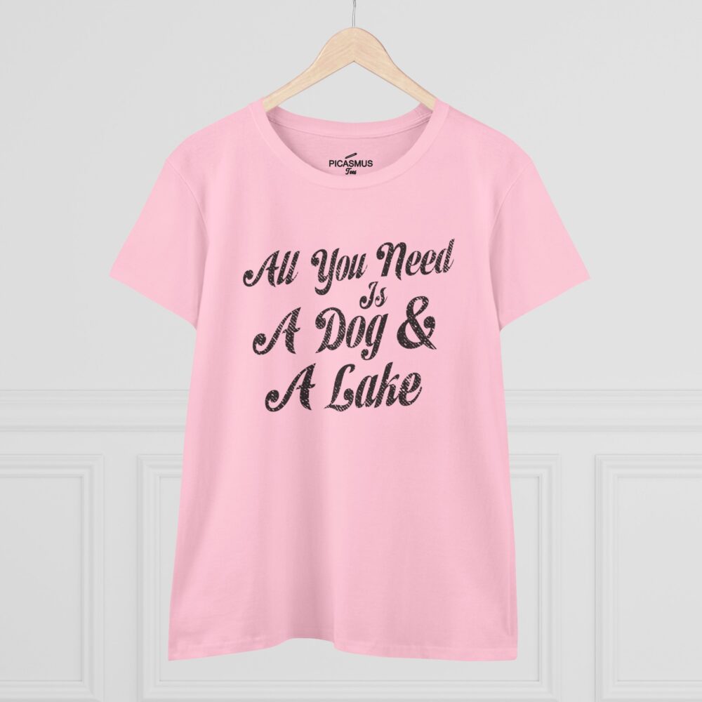 Lake & Dog Tee “All You Need Is A Dog & A Lake” Women’s T-Shirt | Picasmustees 5088079917858224224_2048.jpeg - Picasmustees