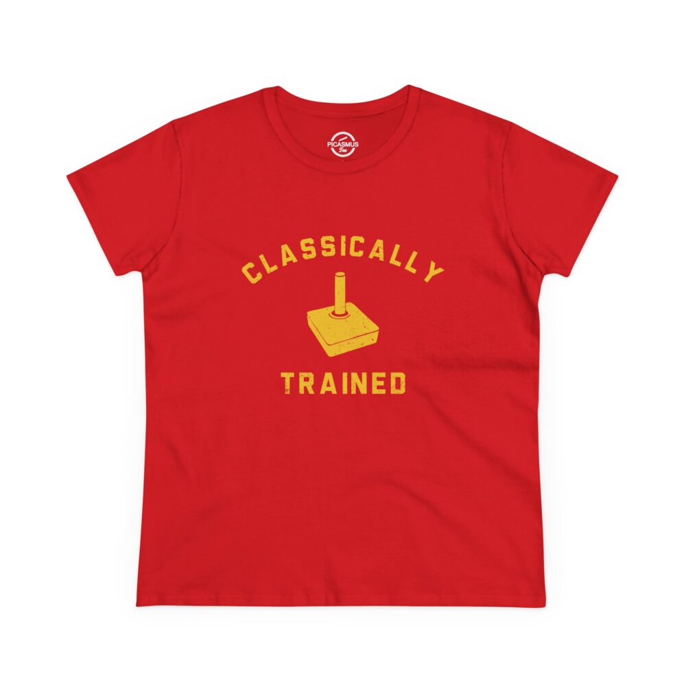 Classically Trained Retro Joystick Tee Women’s Gaming T‑Shirt | Picasmustees 5868304036452989364_2048.jpeg - Picasmustees