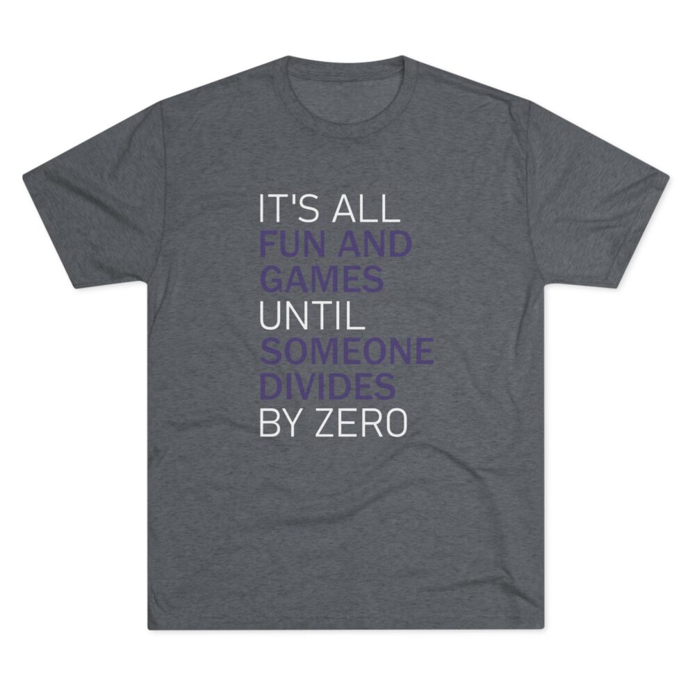 T-Shirt “It’s All Fun and Games Until Someone Divides by Zero” Math Humor Tee | Picasmustees 6592444857700928729_2048-2.jpeg - Picasmustees