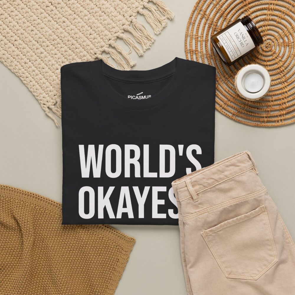 World’s Okayest Teacher T-Shirt Funny Teacher Gift Tee for Educators | Picasmustees 7030439482607392115_2048.jpeg - Picasmustees